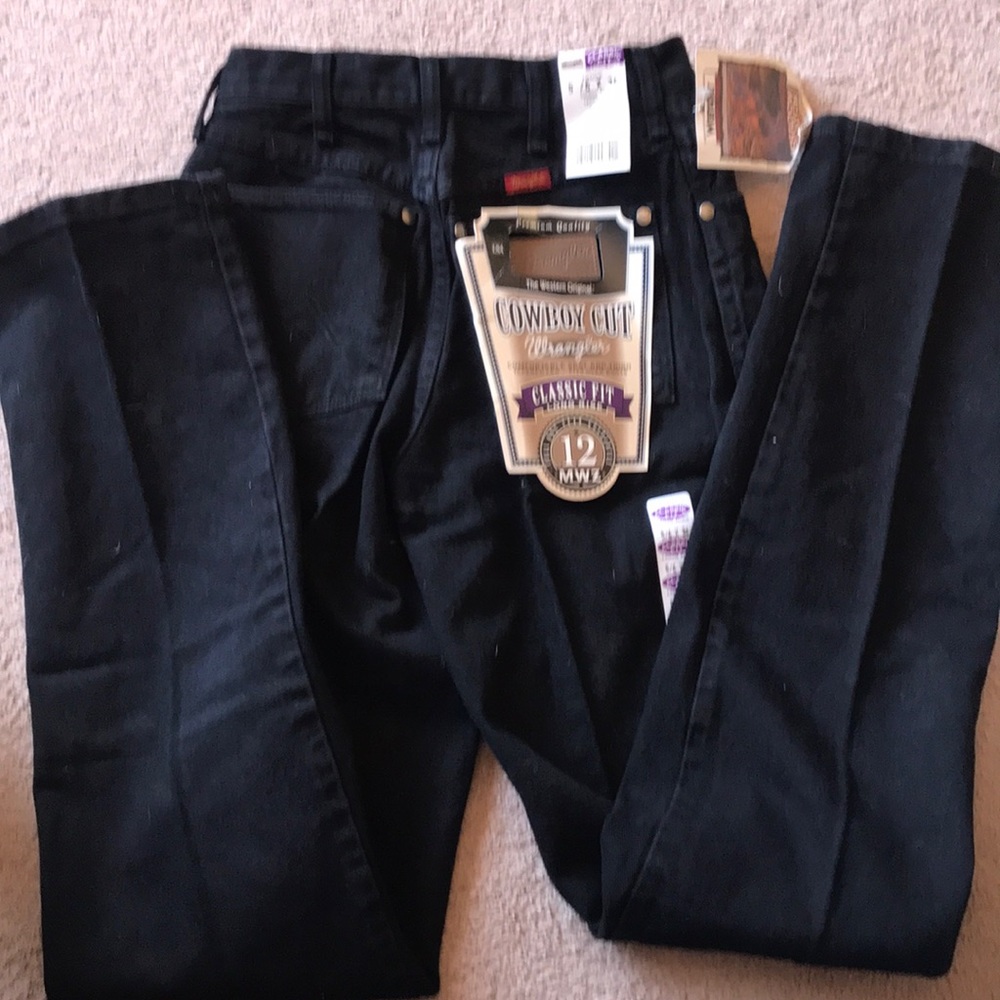 Wrangler black jeans